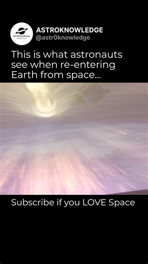 What a Reentry Looks Like From Inside the Capsule…