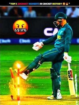 “Top 3 Angriest Moments in Cricket History 😡🔥” #cricket #cricketlover #youtubeshorts