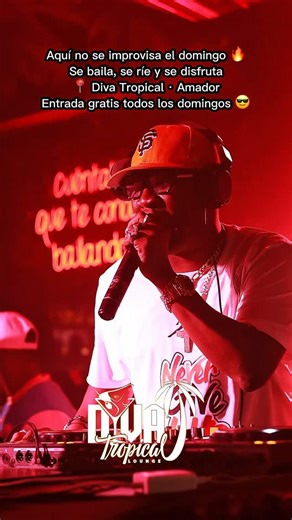 Diva Tropical Lounge on Instagram: "Aquí no se improvisa el domingo 🔥 Se baila, se ríe y se disfruta 📍 Diva Tropical · Amador Entrada gratis todos los domingos Alitas a 0.50 y open sangría para ellas 😎"
