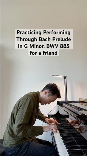 Piano Practice - Bach Prelude in G Minor, BWV 885 (4) - 8/8/25 #pianolessonsonline