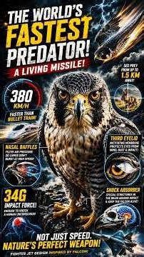 The World's Fastest Predator | Peregrine Falcon Facts That Will Blow Your Mind! #ScienceFacts