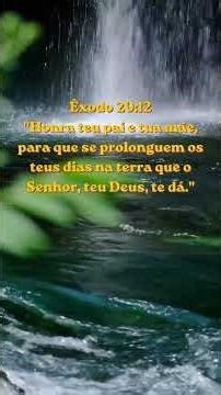 Deus tem promessa pra quem honra seu pai e sua mãe!Você crê?
