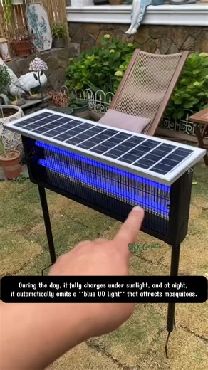 4.9K views · 33 reactions | If you really hate mosquitoes, you need to have the Solar Bug Zapper Outdoor! | SRK | Facebook