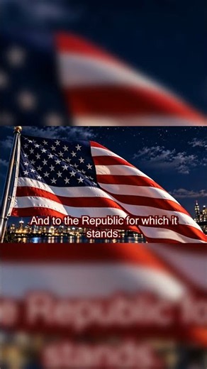 Pledge of Allegiance to the American Flag!