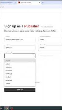 Create an Adsterra Publisher Account in Minutes 🚀