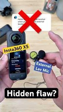 Insta360 Mic Pro with External Lav Mic + Insta360 X5: Does it work?