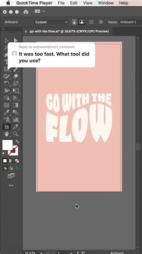 Reply to @sashasolshine hope this helps! #adobetutorial #wavetutorial #wavytext #wavetexttutorial #graphicdesigner #gowiththeflow #stepbysteptutorial