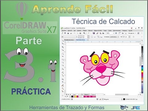 Tutorial Corel Draw parte 3: Practica Dibujando a la Pantera Rosa