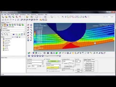 LS-DYNA - 3Point Bending Test Setup using HyperMesh(adaptive mesh)