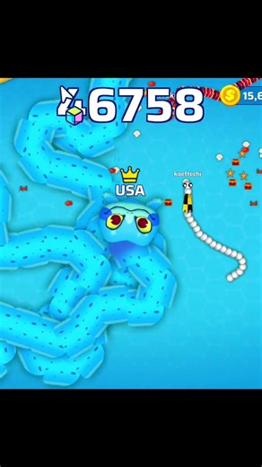 Snake io modmenu shorts gameplay #snakeio #snakegame #snakeshorts #gameplay #usa