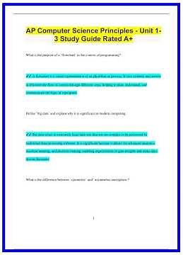 AP Computer Science Principles Unit 1 3 Study Guide Rated A2968 636x882