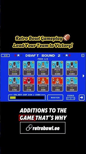 Retro Bowl Gameplay: Lead Your Team to Victory! #shorts