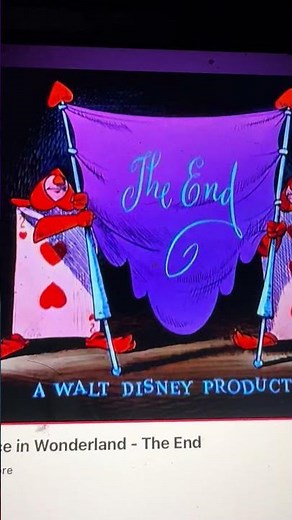 The End/Walt Disney Production/Kitten/Alice/Pool (1951)