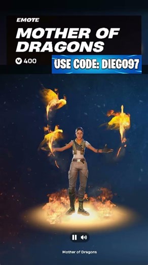 Mother of Dragons Fortnite Emote - GAME OF THRONES in FORTNITE