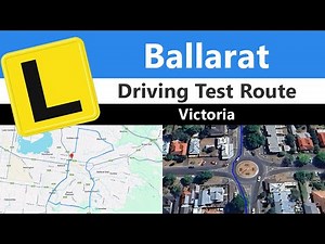 Ballarat Driving Test Route, VIC – Sample Route Fly-Through & Free App Download
