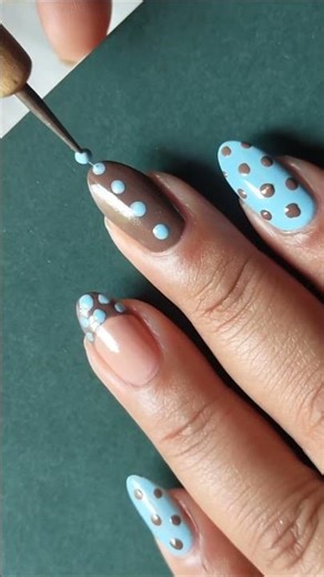 Easy Dotted French Nail Art Design for Beginners | #shorts | SUGAR Cosmetics