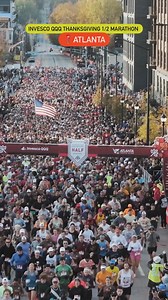 Run first, feast later! Lace up for the Atlanta Track Club’s Invesco QQQ Thanksgiving Day Half Marathon, 5K, Mile and Dash, and earn your turkey with every step.🏃‍♀️🦃Whether it’s a new experience for you and the family or your usual holiday season tradition, this will be the most memorable part of Thanksgiving Day! | Access Atlanta