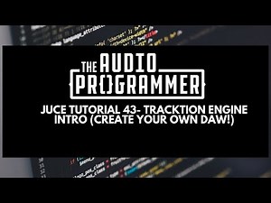Juce Tutorial 43- Tracktion Engine Intro (Create your own DAW!)