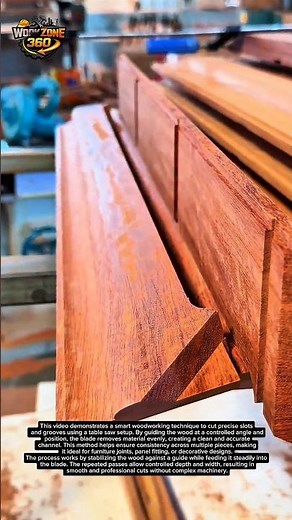 INSANE Woodworking Slot Cutting Trick Using Table Saw | Fast & Accurate DIY Hack
