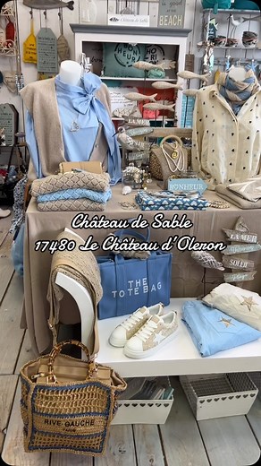 💙💙 Et voici , le nouveau thème central , j’espère qu’il vous plaira , en réel c est juste trop joli , je vous souhaite une très belle soirée et un bon week end , je vais me poser ce soir , épuisée 🤦‍♀️🤦‍♀️ 💙💙 #oleron #ile #boutique #vacances #etoile #chateaudesable #pretaporter #chateaudesable #inspiration #boutiqueindependante | Chateau De Sable