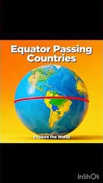 Countries on the Equator Line | Geography Made Simple#GeographyShorts