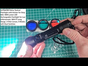 How To See in Total Darkness, Ultra Fire T6 Tactical Flashlight