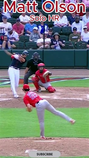 Matt Olson Hits 1st Home Run of Spring Training!