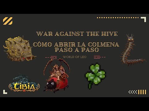 How to Open the Hive Step by Step - War Against the Hive - TIBIA