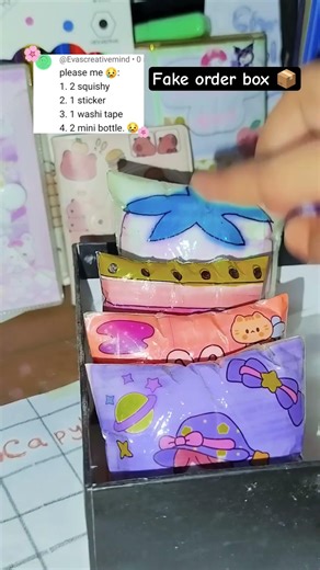 DIY fake order box 📦😱 #diy #shorts #craft