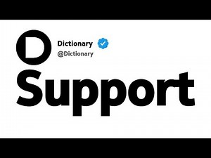 Support Synonyms | Similar Words