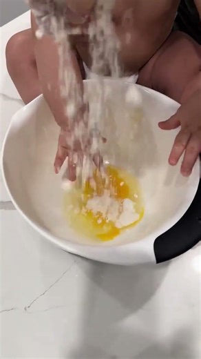 Tiny Hands, Big Baking Vibes — Aiden Edition 👶