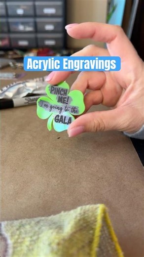 How to paint engraved laser cut acrylic