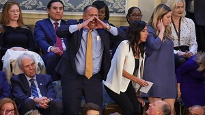 Who was the heckler escorted from Biden's State of the Union address?