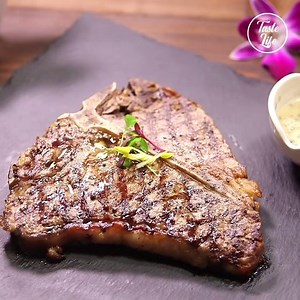 Honey, make me this for dinner please! 🥩😍😍 Recipe: https://www.tasteshow.com/product/grilled-t-bone-with-butter-horseradish-sauce_13023.html | Taste Life
