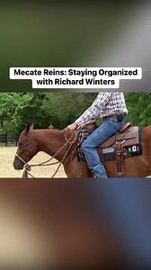How to adjust your mecate reins while staying organized with Richard Winters Horsemanship🌟 | Weaver Equine