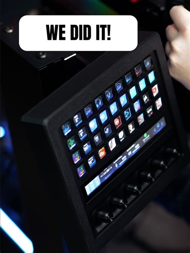 The Streamdeck XL Mount Is HERE! #simracing #streamdeck