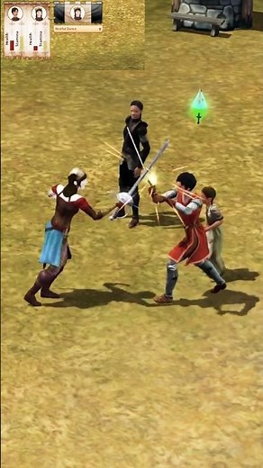 Sword Fights in The Sims Medieval were the best! #thesimsmedieval