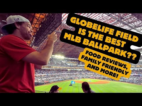 Is Globe Life Field the Best MLB Stadium? | Full Food and Family TOUR and REVIEW | Texas Rangers