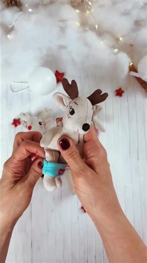 Mini Deer Doll Sewing Pattern PDF with Step-by-Step Tutorial