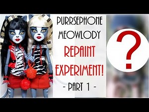 Monster High Doll Repaint / How To Customize BJD Easy Barbie DIY Tutorial / Starring Kim Kardashian