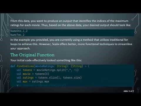 Cleaner Way to Find All Indices of Same Value in Scala
