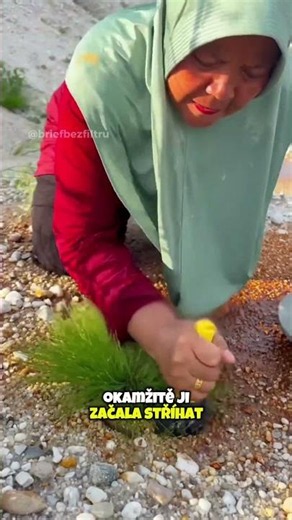 Vytrhla trávu z břehu řeky a skrývala zlatý poklad 🥇