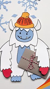 Are you yeti for an adorable paper craft? We love this idea by @KathyBeymer! ❄️ To make, gather your crafting supplies: Astrodesigns Starter and Bright White Packs, string, scissors, and cardboard. Whether you are looking for a cute craft to make with kids, friends, or family for the holidays, this is the perfect craft to add to the list. Visit our website for more instructions and the free template. | Astrobrights