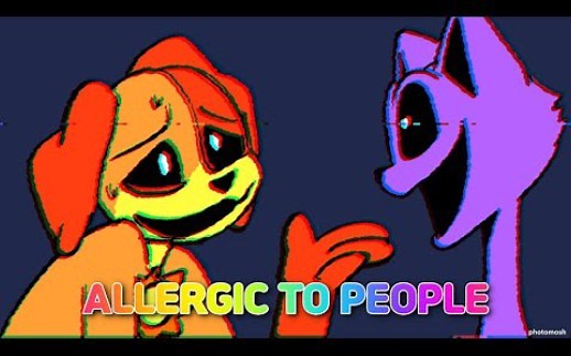 ALLERGIC TO PEOPLE ANIMATION MEME // poppy playtime chapter 3
