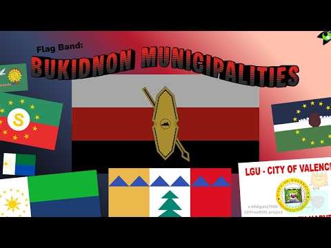 Flag Band: Cities/Municipalities of Bukidnon (inspired by @acidityshi)