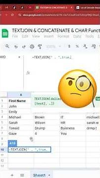 Transform Your Data Game with the TEXTJOIN Function!