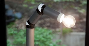 Fabriquer une lampe avec des tuyaux PVC