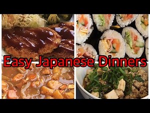 5 EASY JAPANESE DINNERS, COOK WITH ME, Catherine Cooks