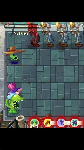 Shadow Peashooter & Snap Pea Vs. Steam Buckethead Zombie / Plants Vs. Zombies 2