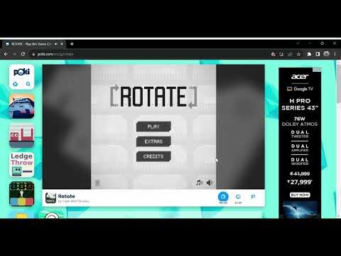 ROTATE puzzle game on poki . com (part -1)